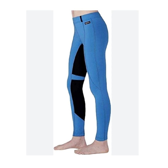 Kerrits Blue and Black Equestrian Tights full seat  pants size Small - Picture 1 of 11